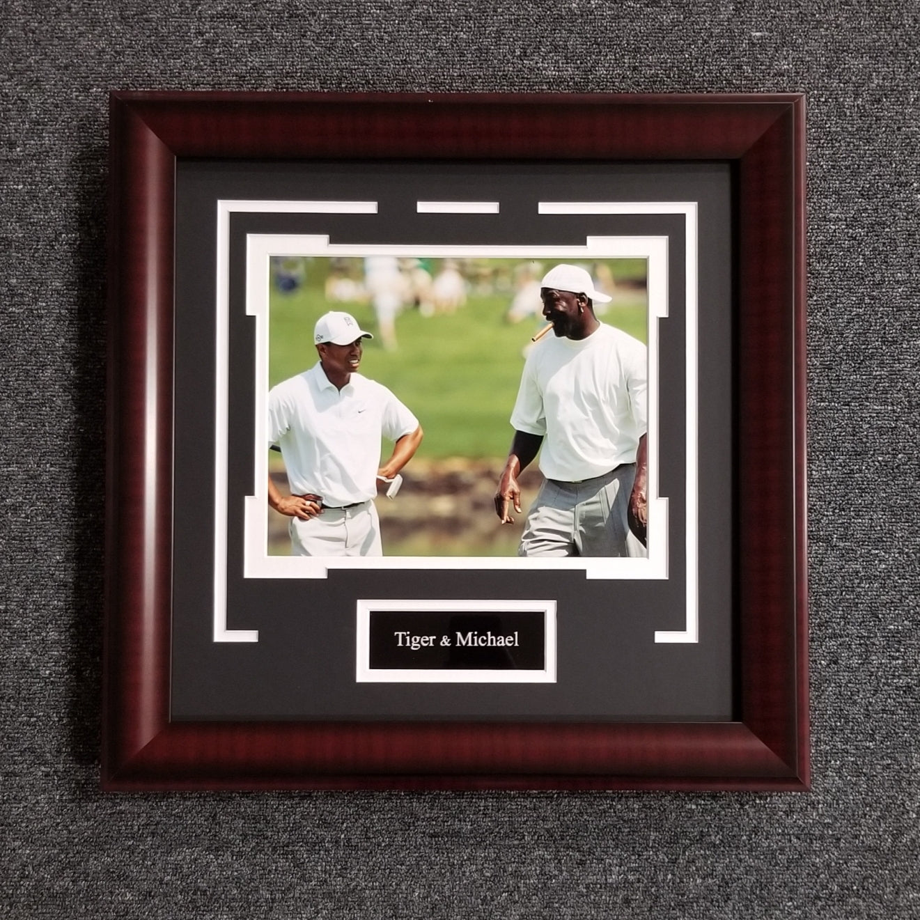 Tiger Woods & Michael Jordan Unsigned 8x10 (0448)