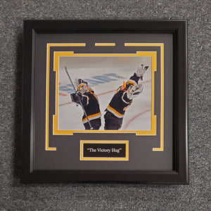Bruins Victory Hug Unsigned 8x10 (0608)
