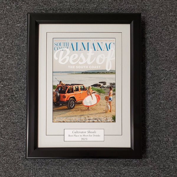2024 Best of the South Coast Framed Magazine Cover