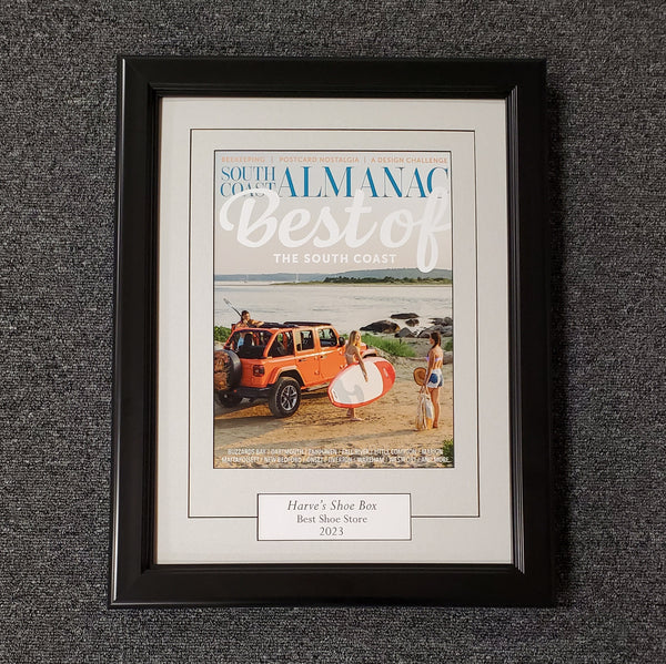 2023 Best of the South Coast Framed Magazine Cover