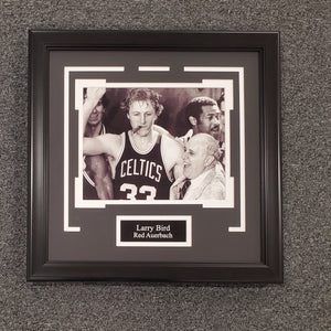 Larry Bird & Red Auerbach Unsigned 8x10 (0454)