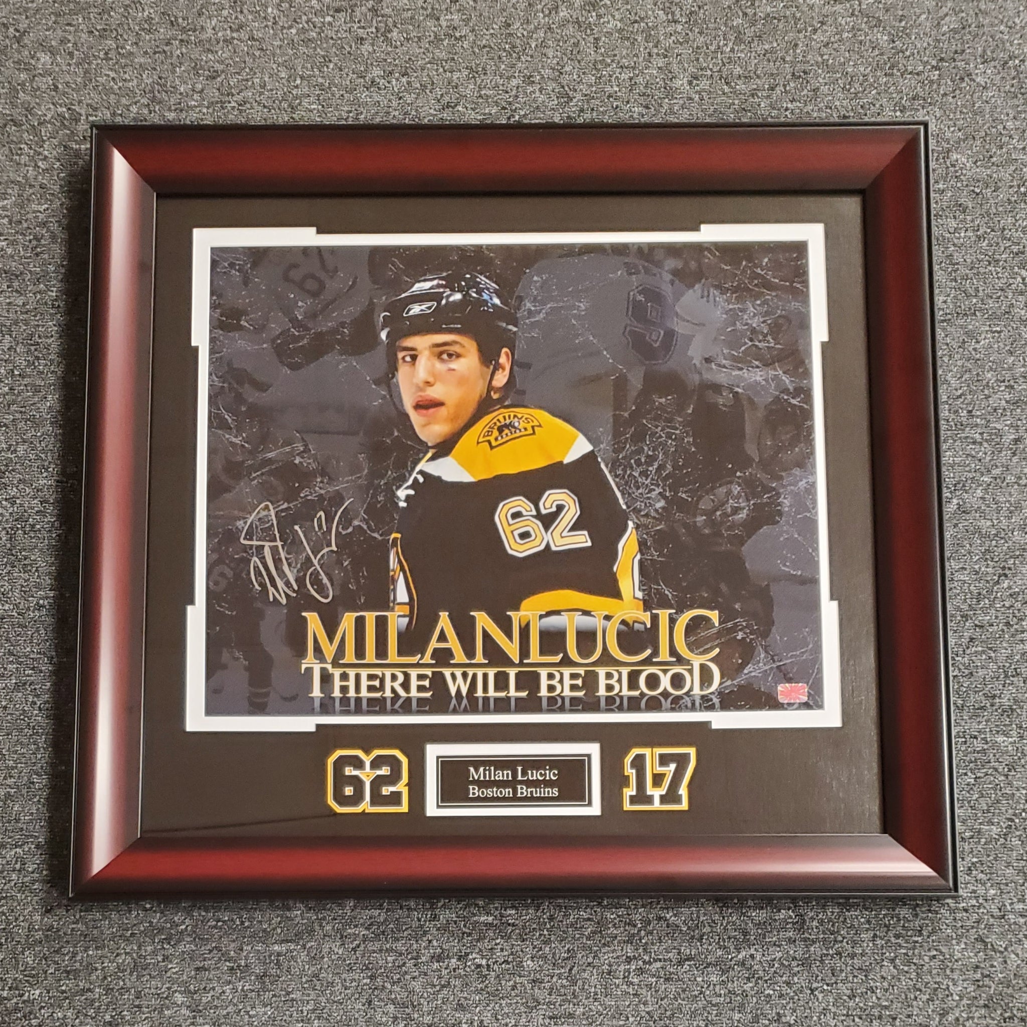 Milan Lucic Signed 16x20