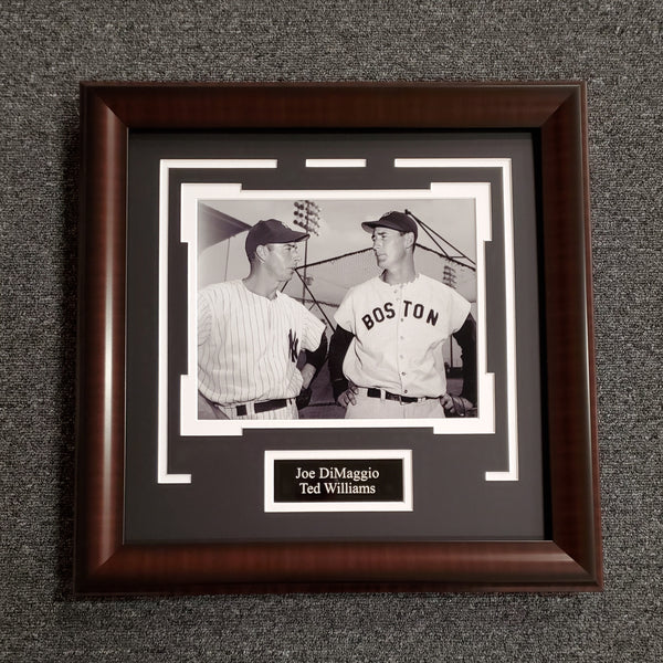 Joe DiMaggio & Ted Williams Unsigned 8x10 (0466)
