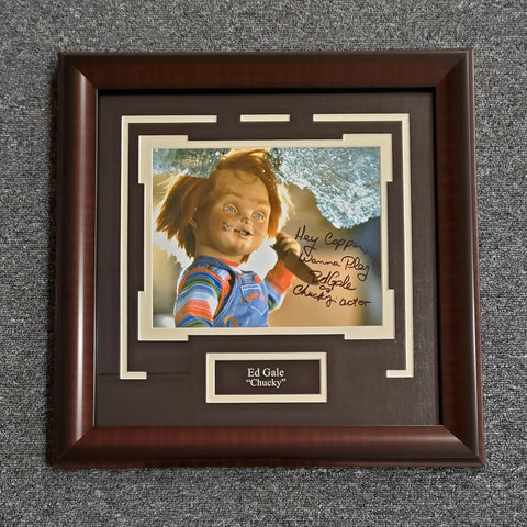 Ed Gale "Chucky" Signed 8x10