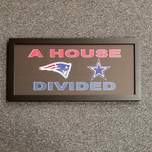 Collage - House Divided Patriots/Cowboys