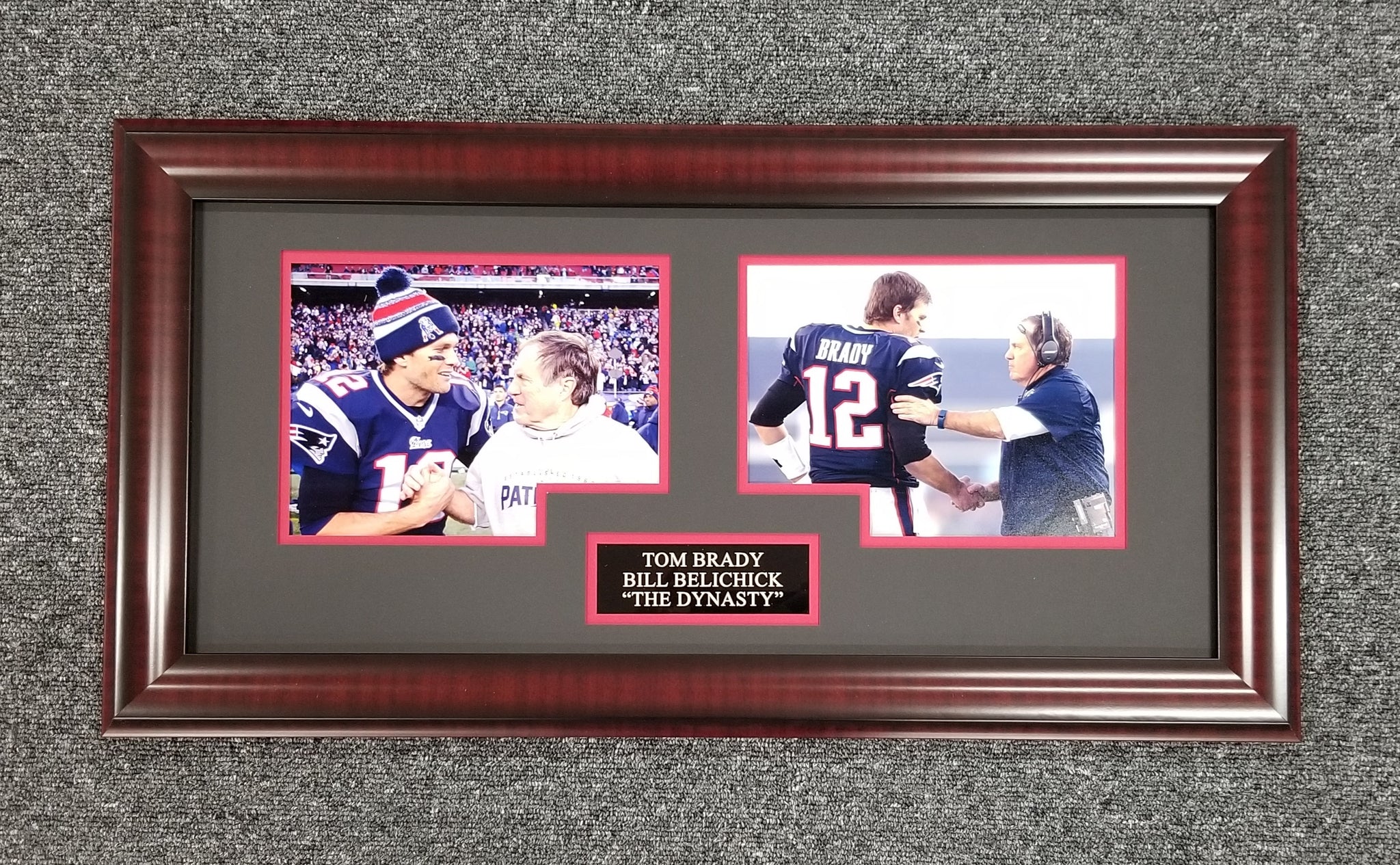 Collage - Tom Brady & Bill Belichick