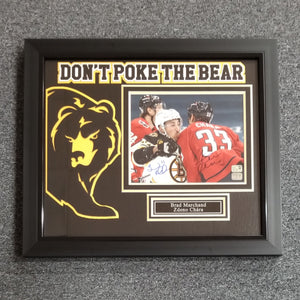 Marchard & Chara Signed 8x10 "Don't Poke the Bear"